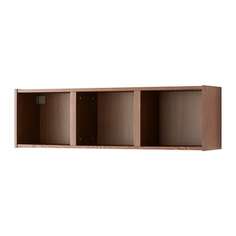 БИЛЛИ Полка навесная, коричневый ясеневый шпон Ikea
