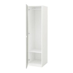 ПАКС Гардероб, белый, Викедаль зеркальное стекло Ikea