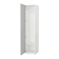 ПАКС Гардероб, белый, Викедаль зеркальное стекло Ikea