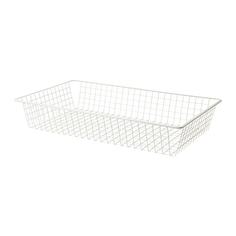 КОМПЛИМЕНТ Проволочн корзина с направляющими, белый Ikea