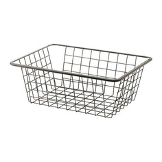 КОМПЛИМЕНТ Проволочн корзина с направляющими, темно-серый Ikea