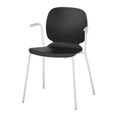 СВЕН-БЕРТИЛЬ Легкое кресло, черный, Дитмар белый Ikea
