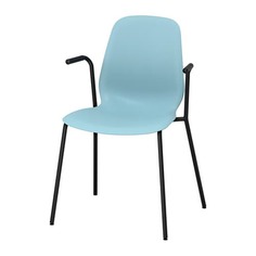 ЛЕЙФ-АРНЕ Легкое кресло, голубой, Дитмар черный Ikea