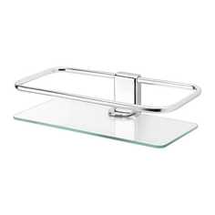 КАЛЬКГРУНД Полка для ванной, хромированный Ikea