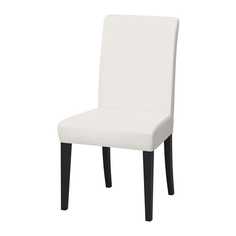ХЕНРИКСДАЛЬ Стул, темно-коричневый, Грэсбу белый Ikea