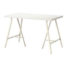 ЛИННМОН / ЛЕРБЕРГ Стол, белый Ikea