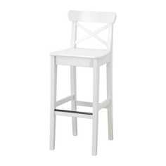 ИНГОЛЬФ Стул барный, белый Ikea
