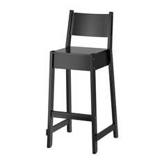 НОРРОКЕР Стул барный, черный Ikea