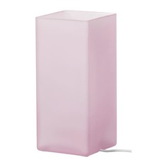 ГРЁНЕ Лампа настольная, матовое стекло розовый Ikea