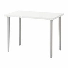 ЛИННМОН / ТОРСКЛИНТ Стол, белый, светло-серый Ikea