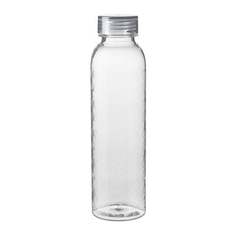 БЕХОЛЛАРЕ Бутылка для воды, прозрачный, серый Ikea