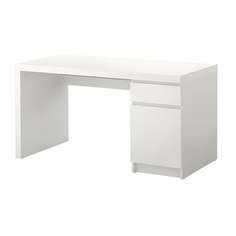 МАЛЬМ Письменный стол, белый Ikea