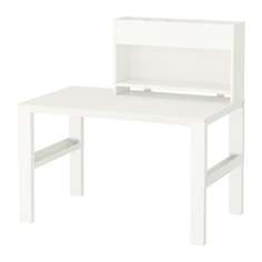 ПОЛЬ Стол с дополнительным модулем, белый Ikea