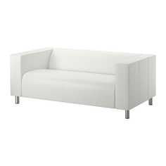 КЛИППАН 2-местный диван, Кимстад белый Ikea