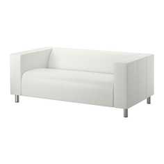 КЛИППАН 2-местный диван, Кимстад белый Ikea