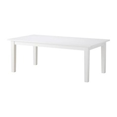 СТУРНЭС Раздвижной стол, белый Ikea