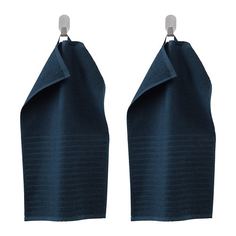 ВОГШЁН Полотенце, темно-синий Ikea