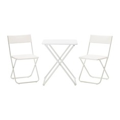 ГЭРО / ФЕЙЯН Стол+2стула,д/сада, складной, белый Ikea