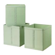 СКУББ Коробка, светло-зеленый Ikea