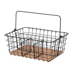 ПЛЕЙА Проволочн корзина с ручкой, черный Ikea