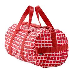 КНЭЛЛА Спортивная сумка, красный/белый Ikea