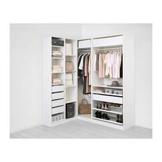 ПАКС Гардероб угловой, белый Ikea