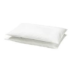 ЛЕН Наволочка в детскую кроватку, белый Ikea