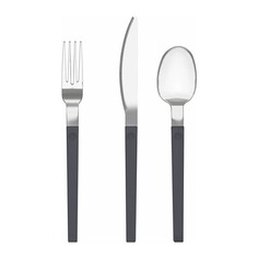 ОСТРОН Столовый набор,12 предметов, серый Ikea