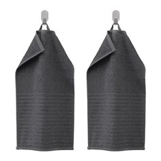 ВОГШЁН Полотенце, темно-серый Ikea