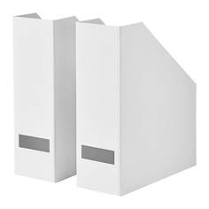 ТЬЕНА Подставка для журналов, белый Ikea