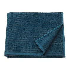 ВОГШЁН Банное полотенце, темно-синий Ikea