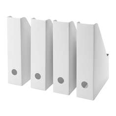 ФЛЮНС Подставка для журналов, белый Ikea