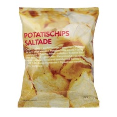 POTATISCHIPS SALTADE Чипсы с солью Ikea