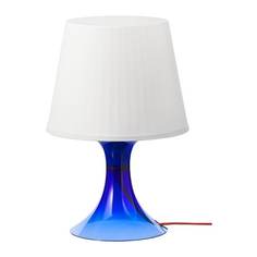 ЛАМПАН Лампа настольная, синий Ikea