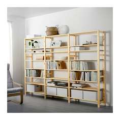 ИВАР 3 секции/полки, сосна Ikea