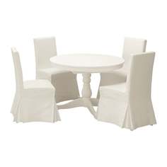 ИНГАТОРП / ХЕНРИКСДАЛЬ Стол и 4 стула, белый, Блекинге белый Ikea