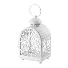 ГОТТГЁРА Фонарь д/свечи в мтлч пдствк, д/дома/улицы белый Ikea