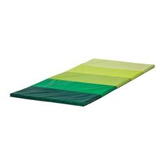 ПЛУФСИГ Складной гимнастический коврик, зеленый Ikea