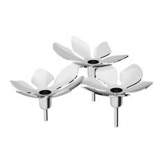 СТОКГОЛЬМ Подсвечник для 3 свечей, нержавеющ сталь Ikea