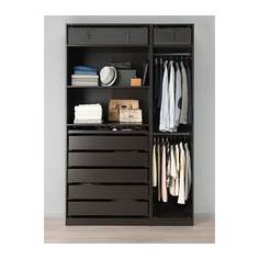 ПАКС Гардероб, черно-коричневый Ikea