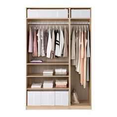 ПАКС Гардероб, под беленый дуб Ikea