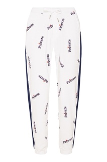 Белые брюки с лампасами Zoe Karssen