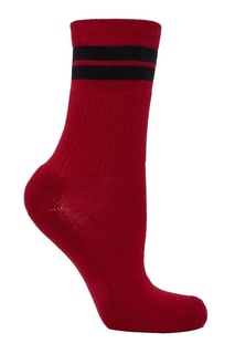 Красные хлопковые носки с принтом Vito Isabel Marant