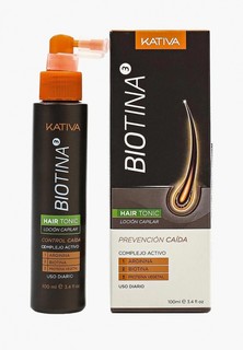 Тоник для волос Kativa BIOTINA против выпадения с биотином, 100 мл