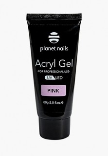 Гель-лак для ногтей Planet Nails Acryl Gel камуфлирующий розовый, 60гр