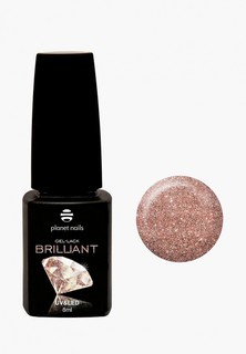 Гель-лак для ногтей Planet Nails "BRILLIANT" 703 Медный, 8 мл