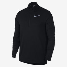 Мужская беговая футболка с молнией на половину длины Nike Therma Sphere Element