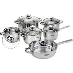 Набор посуды 12 предметов Vitesse (VS-9002)