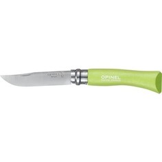 Нож складной Opinel №7 VRI Colored Tradition Green apple (нержавеющая сталь, рукоять граб, длина клинка 8 см, цвет зеленое яблоко)