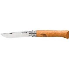 Нож складной Opinel №12 VRN Carbon Tradition (карбоновая сталь, рукоять бук, длина клинка 12 см)